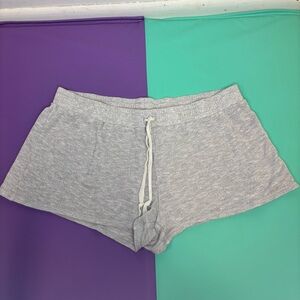 Aerie Light Gray Women's Lounge Shorts Size Large